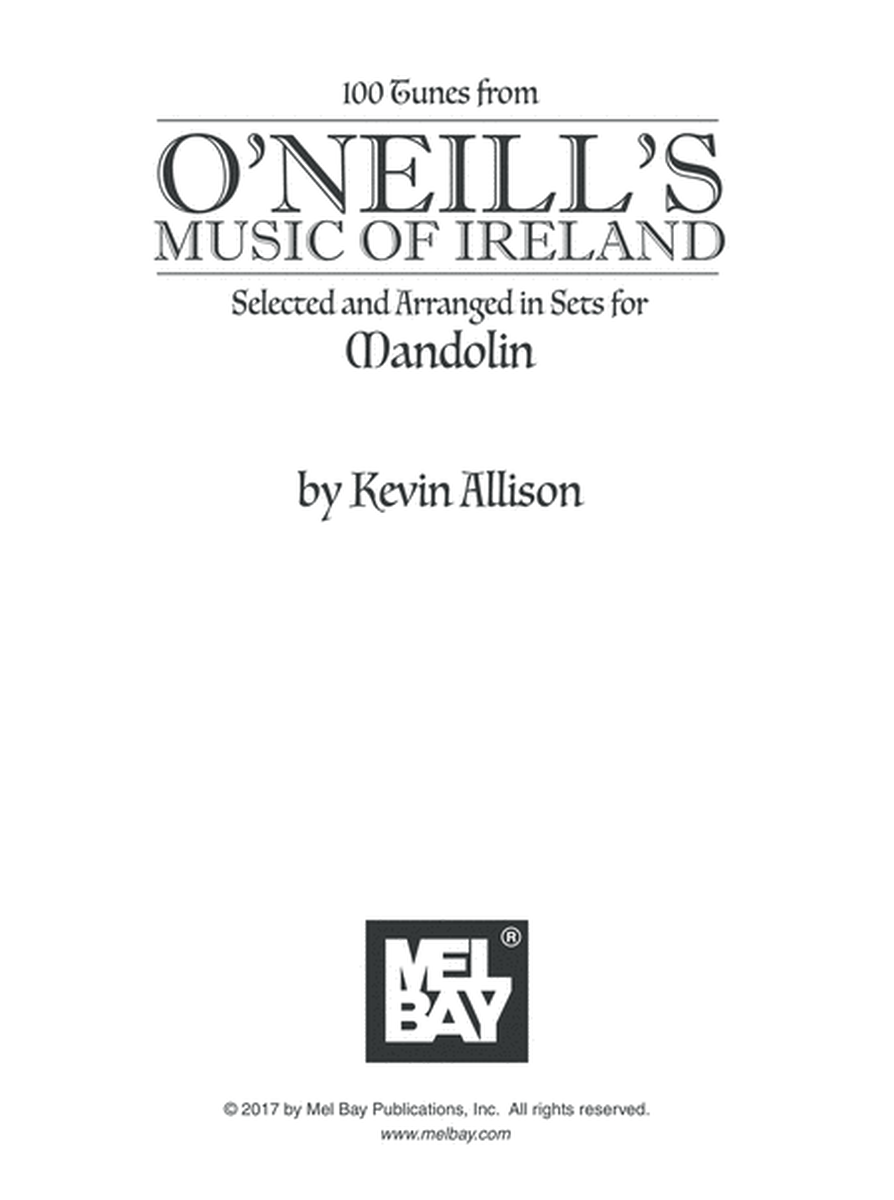 100 Tunes from O'Neill's Music of Ireland for Mandolin