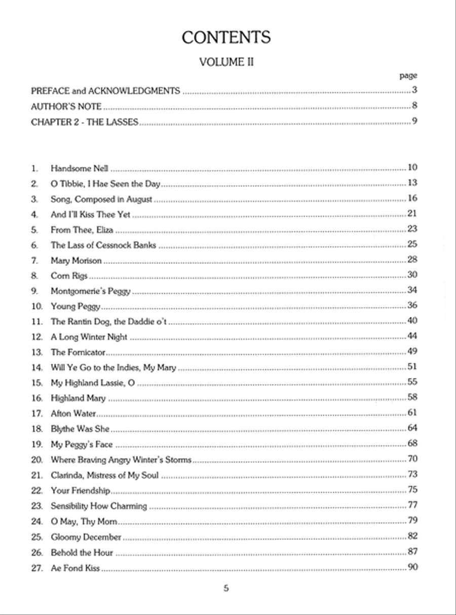 The Robert Burns Song Book Volume II Voice scores gallery preview page 6