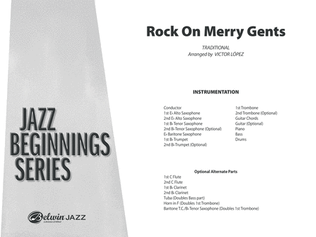 Book cover for Rock On Merry Gents: Score