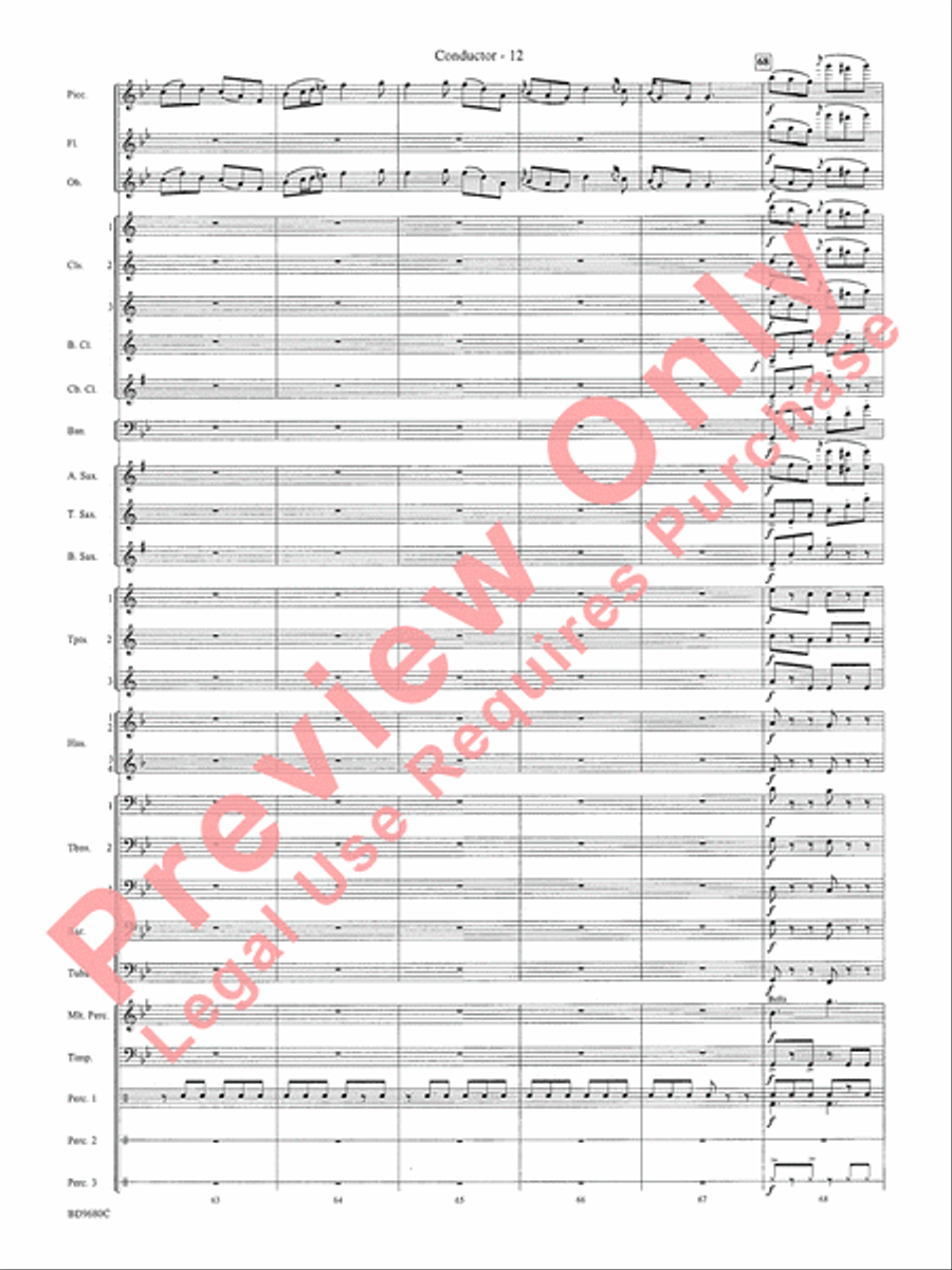 Ireland: Of Legend and Lore Concert Band scores gallery preview page 17