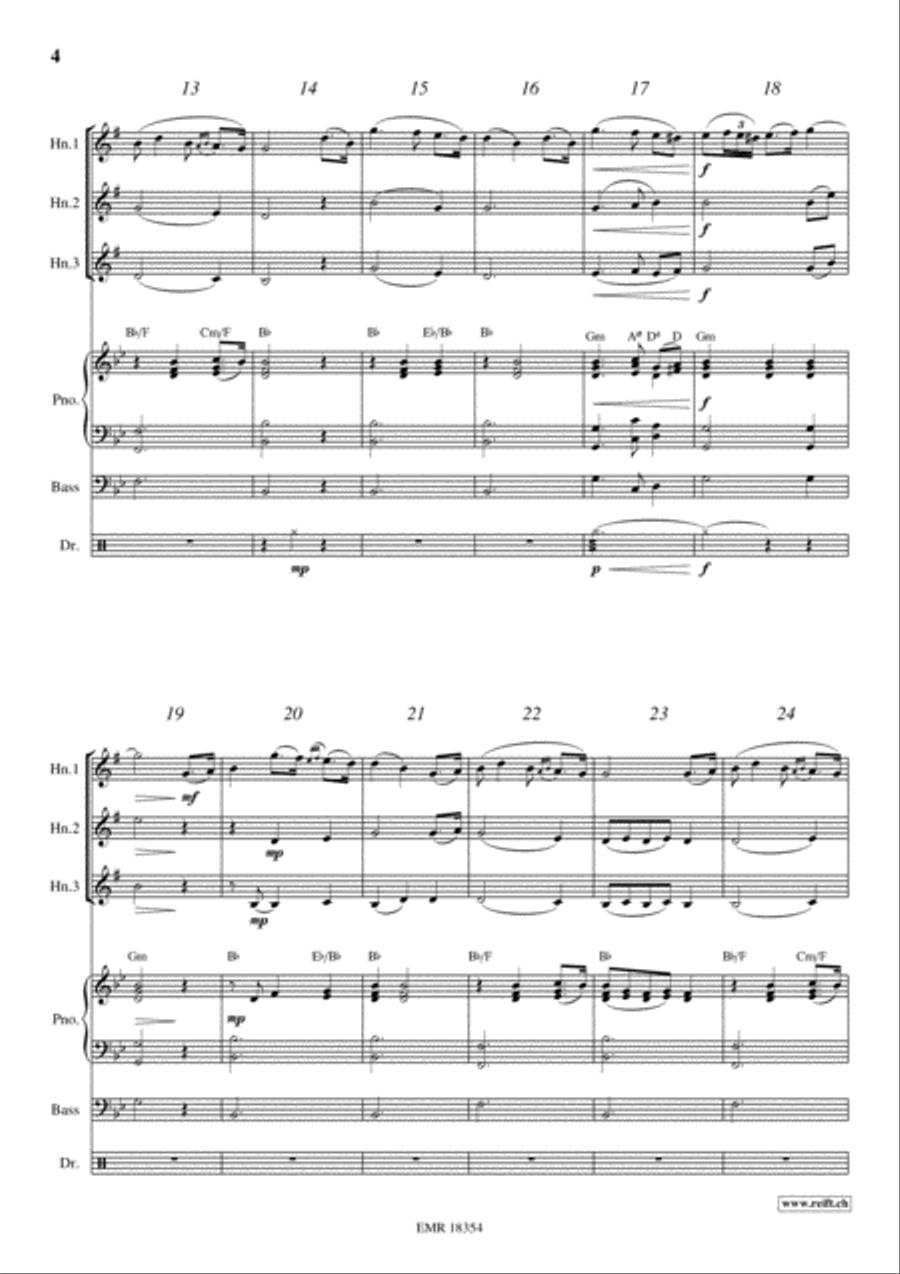 The Last Rose Of Summer The Last Rose Of Summer Horn scores gallery preview page 4