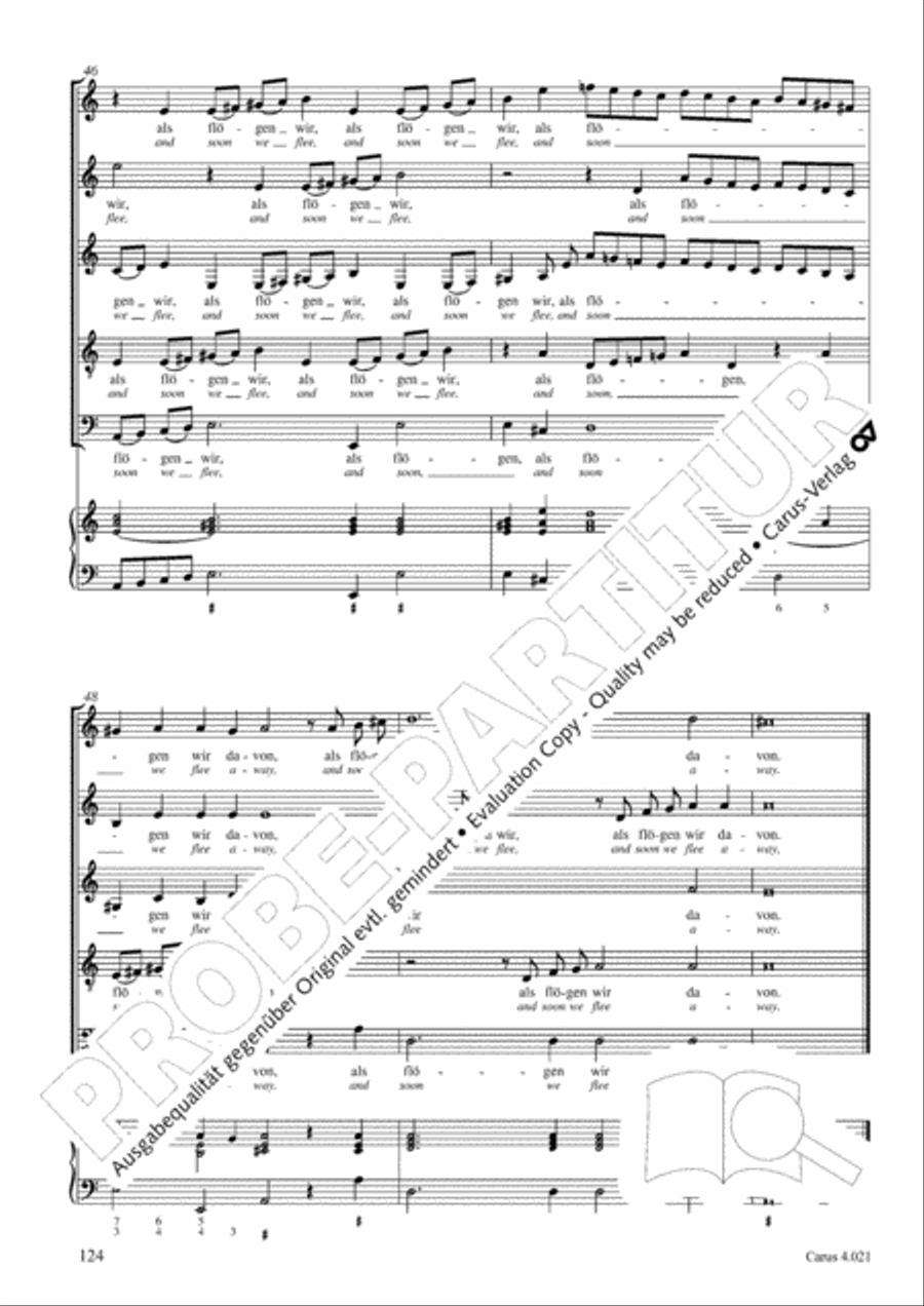 Schein: Israelsbrunnlein. Fontana d'Israel. Complete edition Choir scores gallery preview page 131