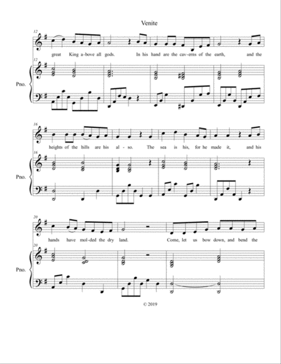 Venite Venite Voice scores gallery preview page 2