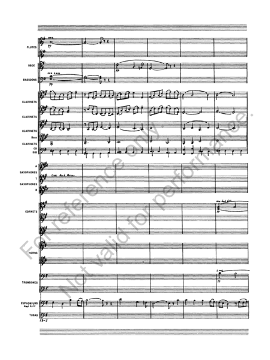 Where'er You Walk Concert Band scores gallery preview page 7