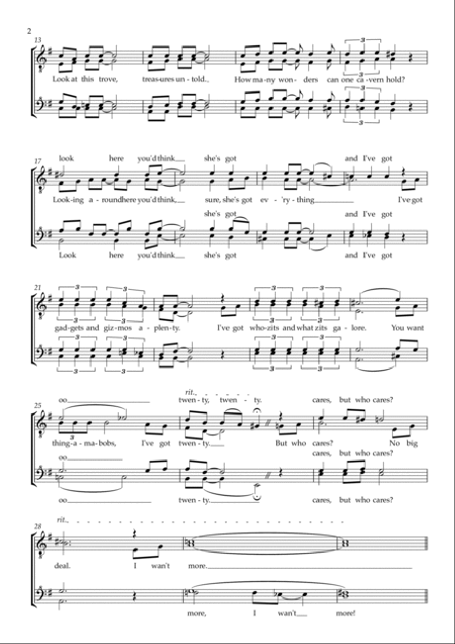 Part Of Your World SSAA scores gallery preview page 2