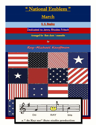 Book cover for National Emblem March for flute choir / ensemble