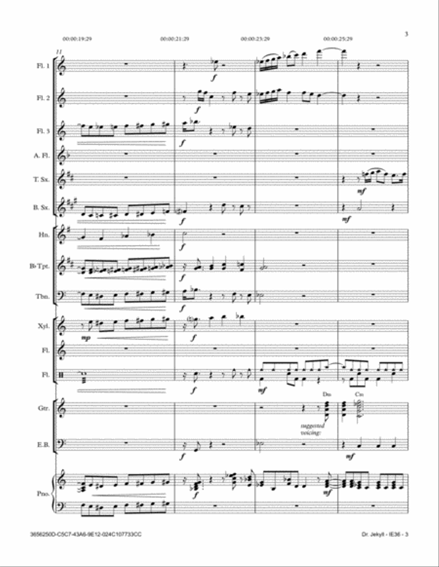 Dr. Jekyl Full Orchestra scores gallery preview page 3