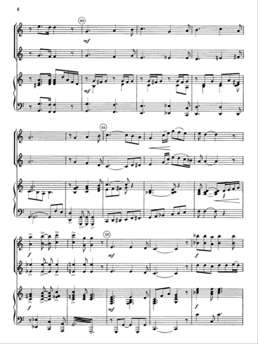 Solos and Duets - for Bb Instruments and Accompaniments (Volume I) Piano Accompaniment scores gallery preview page 5