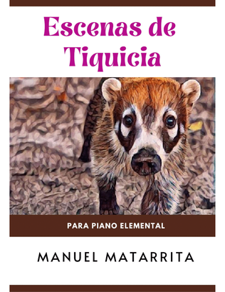 Book cover for Escenas de Tiquicia (Scenes from Costa Rica)