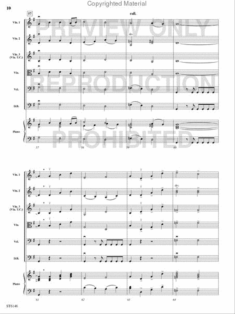 A Soldier's Hymn String Orchestra scores gallery preview page 9
