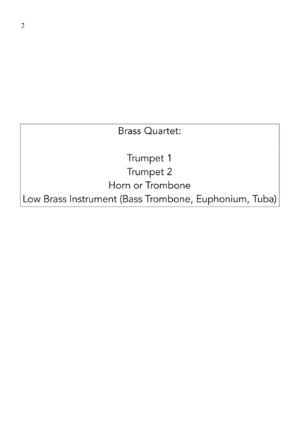 O Come All Ye Faithful - Jazz Arrangement in 5/4 for Brass Quartet image number null