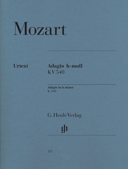 Mozart, Wolfgang Amadeus: Adagio B minor KV 540