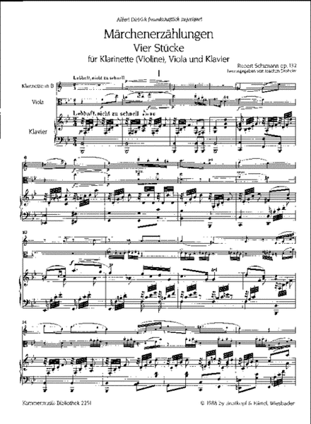 Maerchenerzaehlungen Op. 132