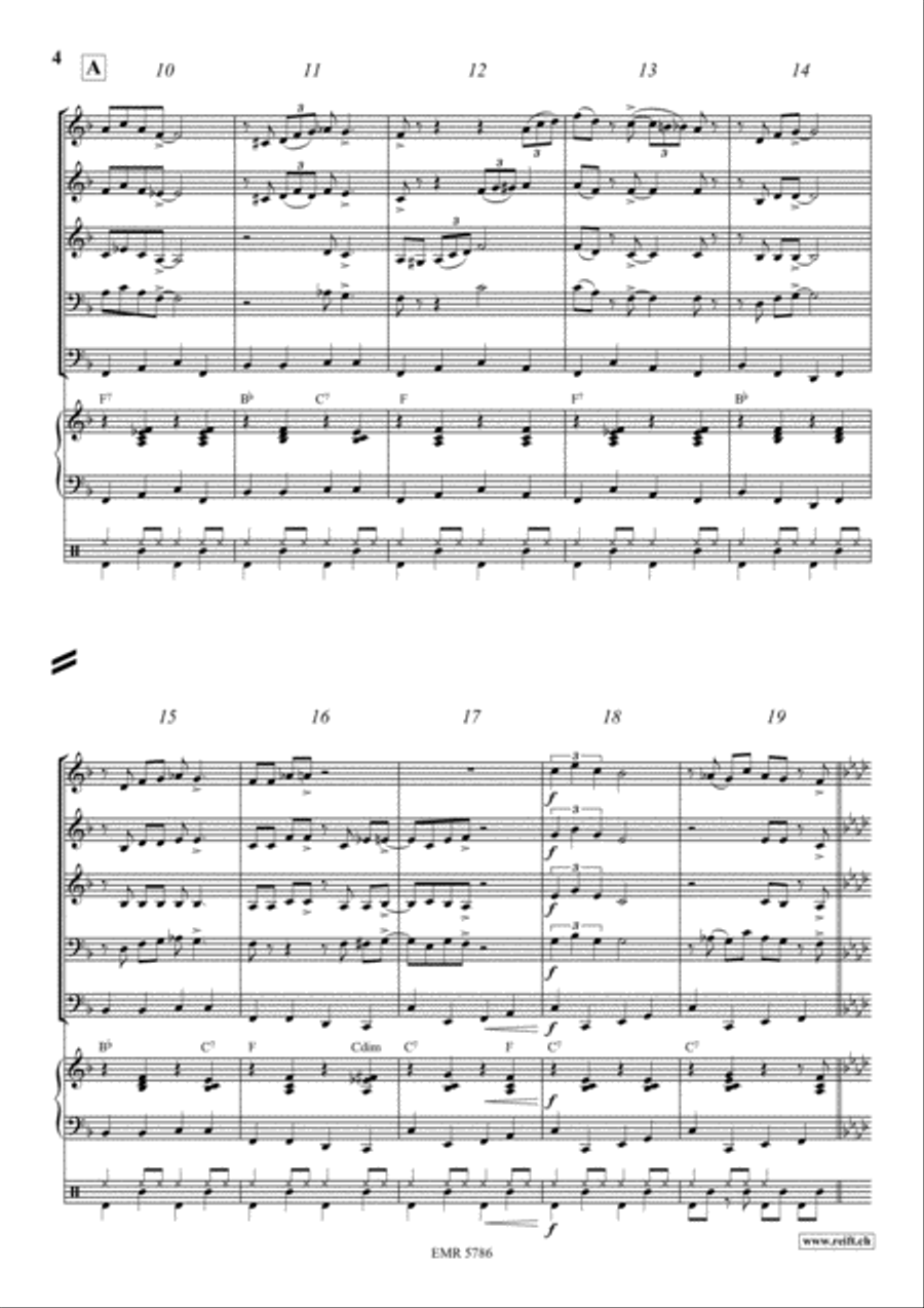 St. Louis Blues Concert Band scores gallery preview page 4