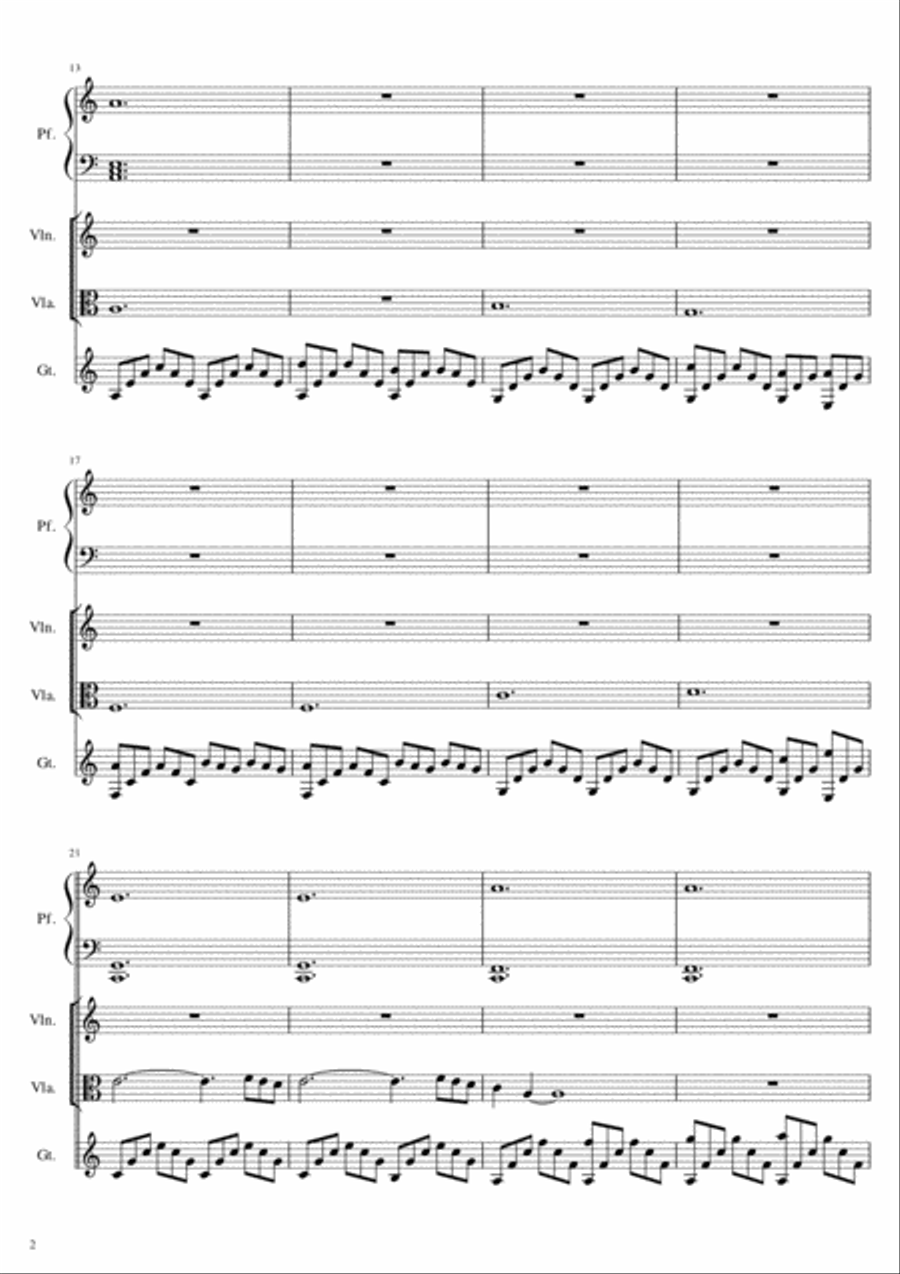 Mist in the rain Mist in the rain Small Ensemble scores gallery preview page 2
