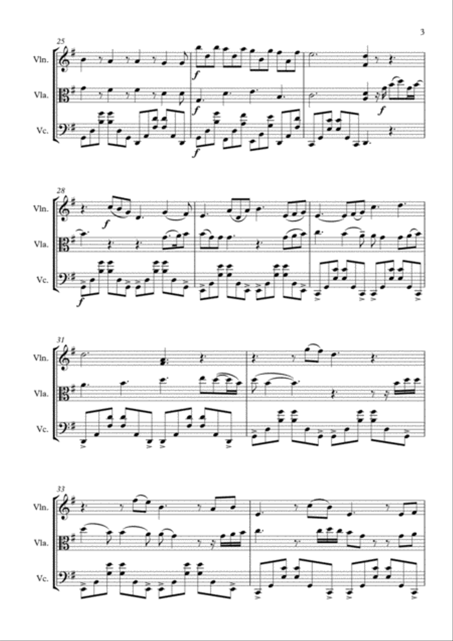 Perfect Perfect String Trio scores gallery preview page 4