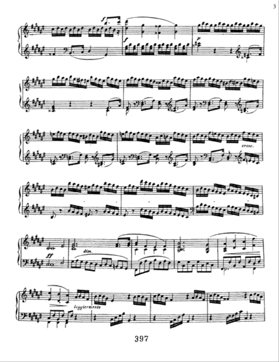 Sonata No. 24 In F-sharp Major, Op. 78 Piano Solo scores gallery preview page 3