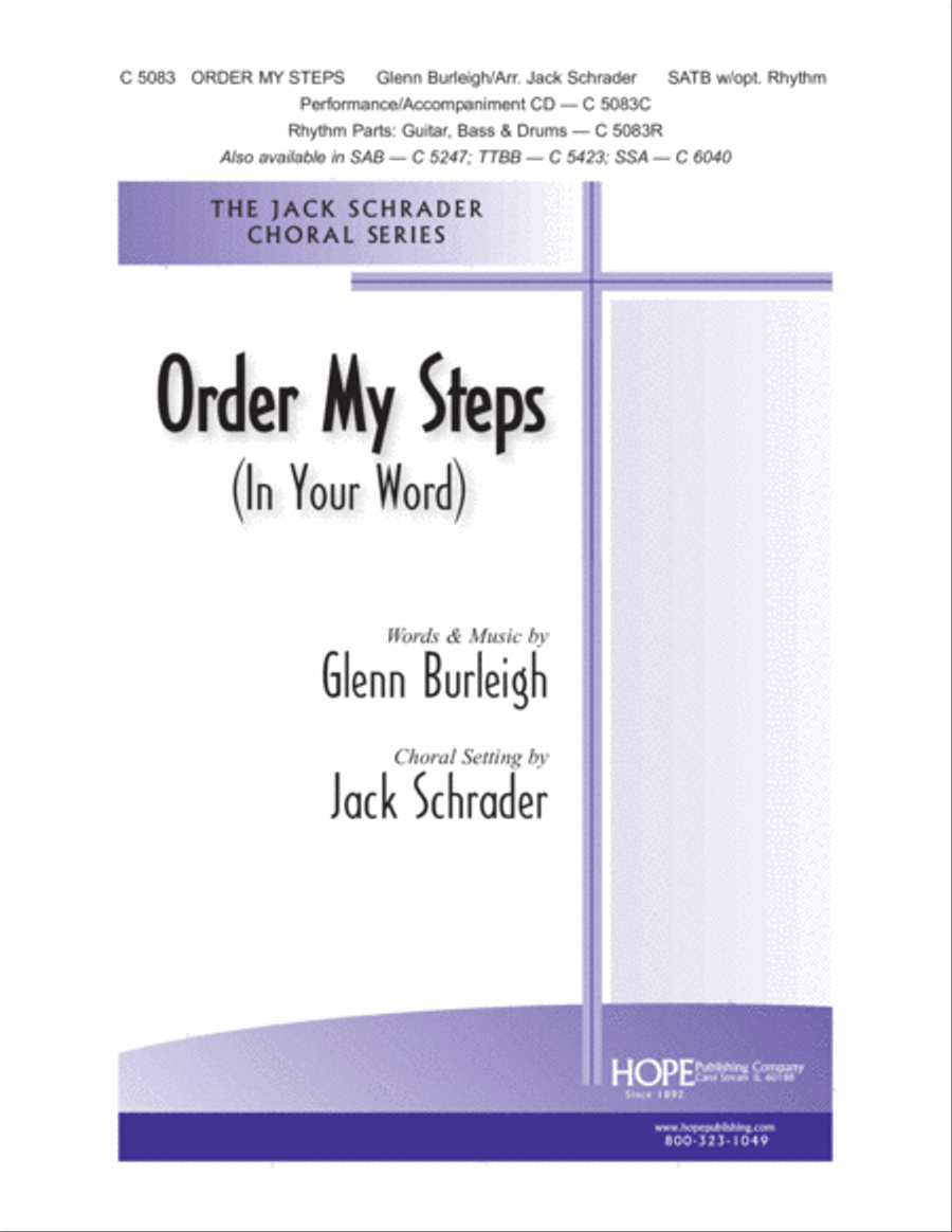 Order My Steps 4-Part scores gallery preview page 1