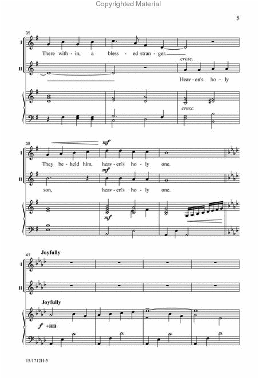 In Midnight's Silence 2-Part scores gallery preview page 5