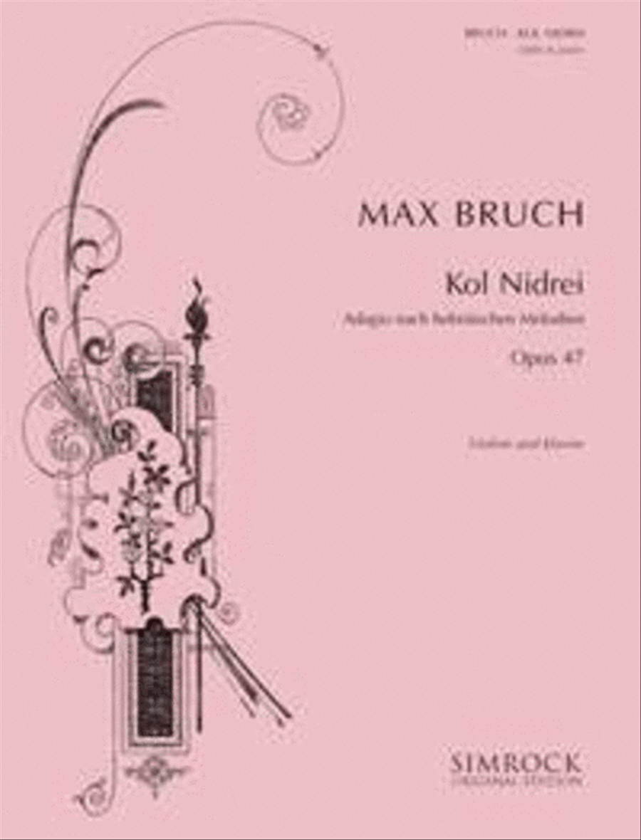Kol Nidrei op. 47 Violin Solo scores gallery preview page 1