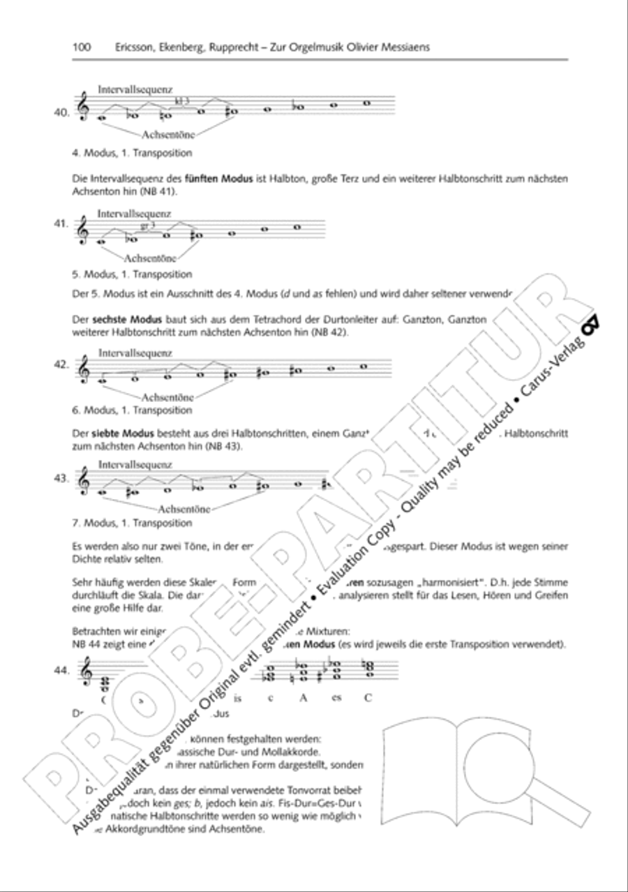 Orgelschule zur historischen Auffuhrungspraxis Organ Solo scores gallery preview page 101
