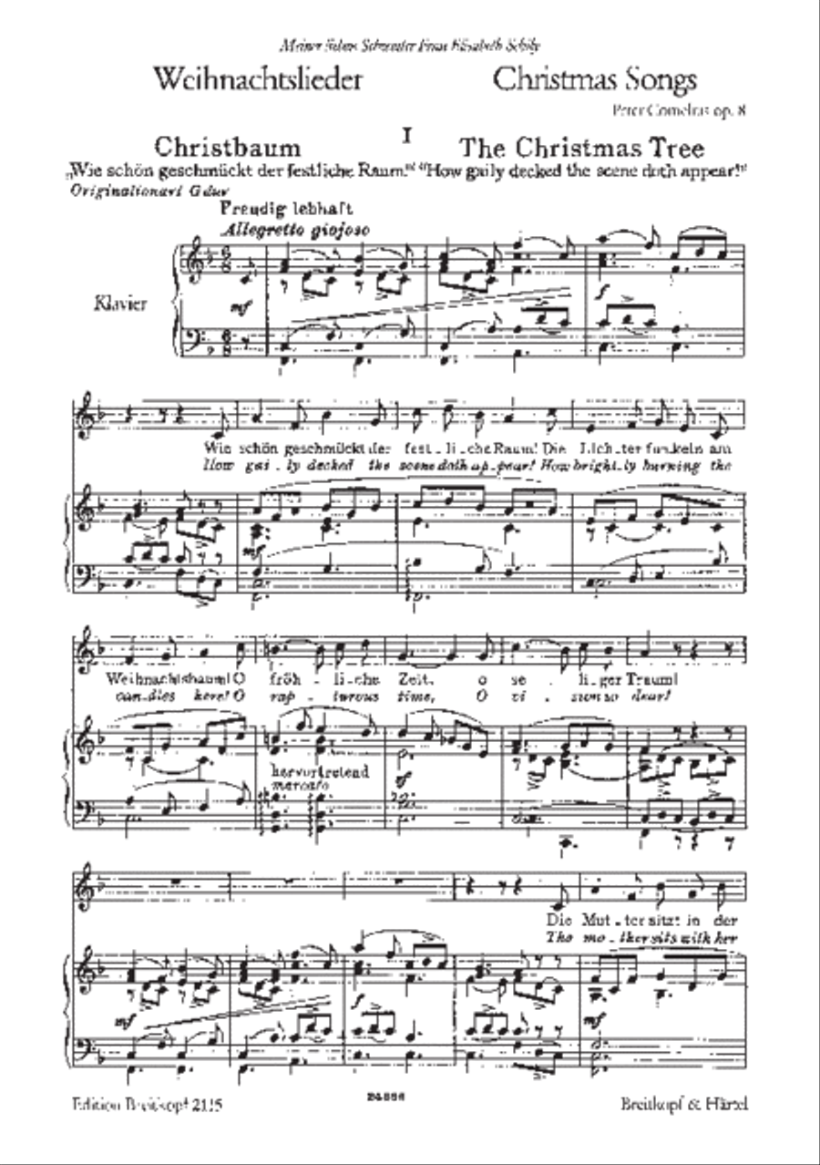 Christmas Songs Op. 8 Voice Solo scores gallery preview page 2