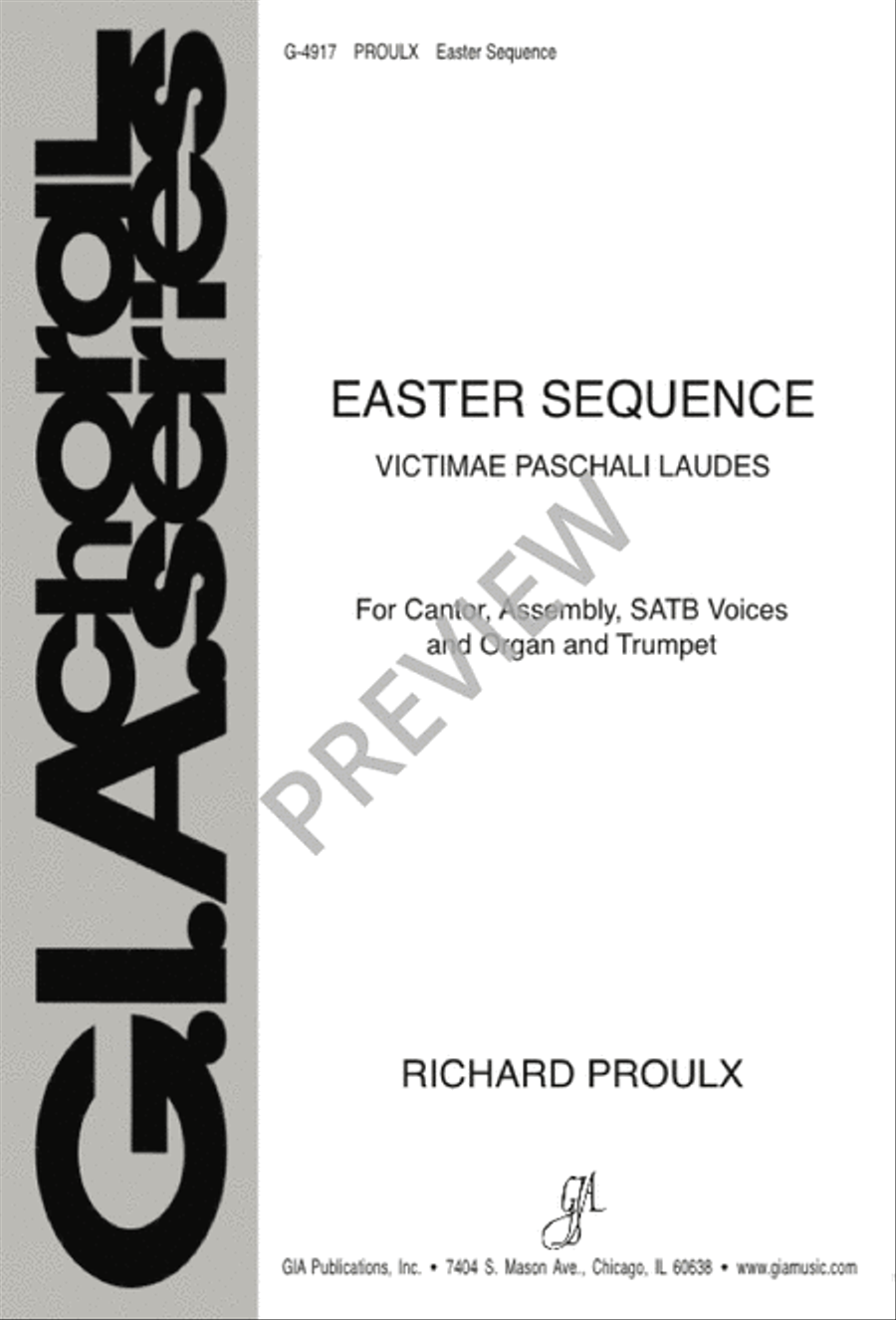 Easter Sequence 4-Part scores gallery preview page 1