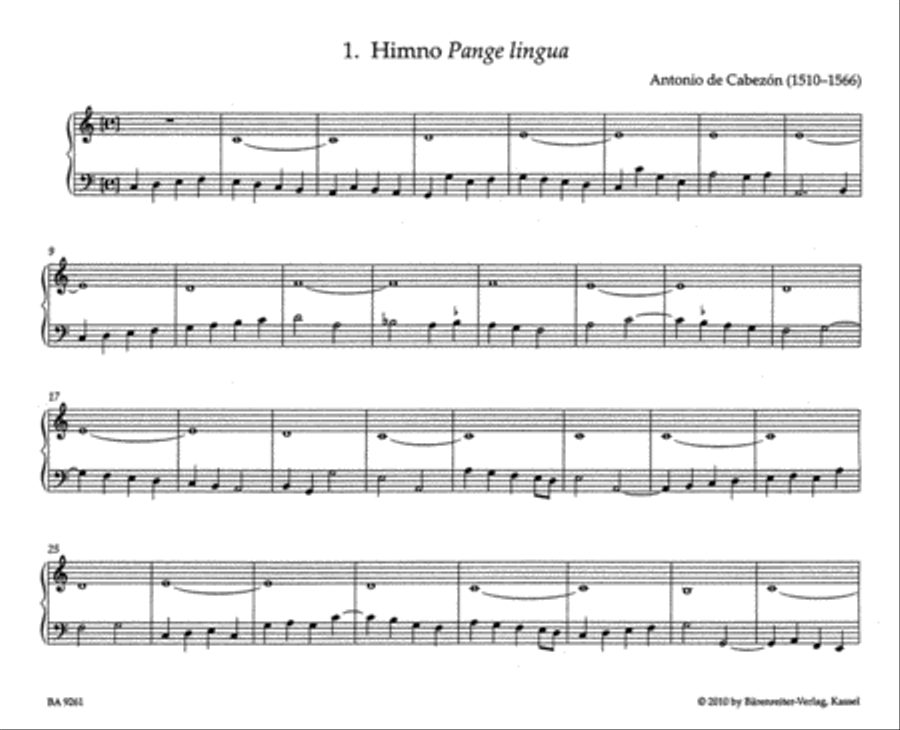 Ausgewahlte Werke fur Tasteninstrumente, Band I Harpsichord scores gallery preview page 2