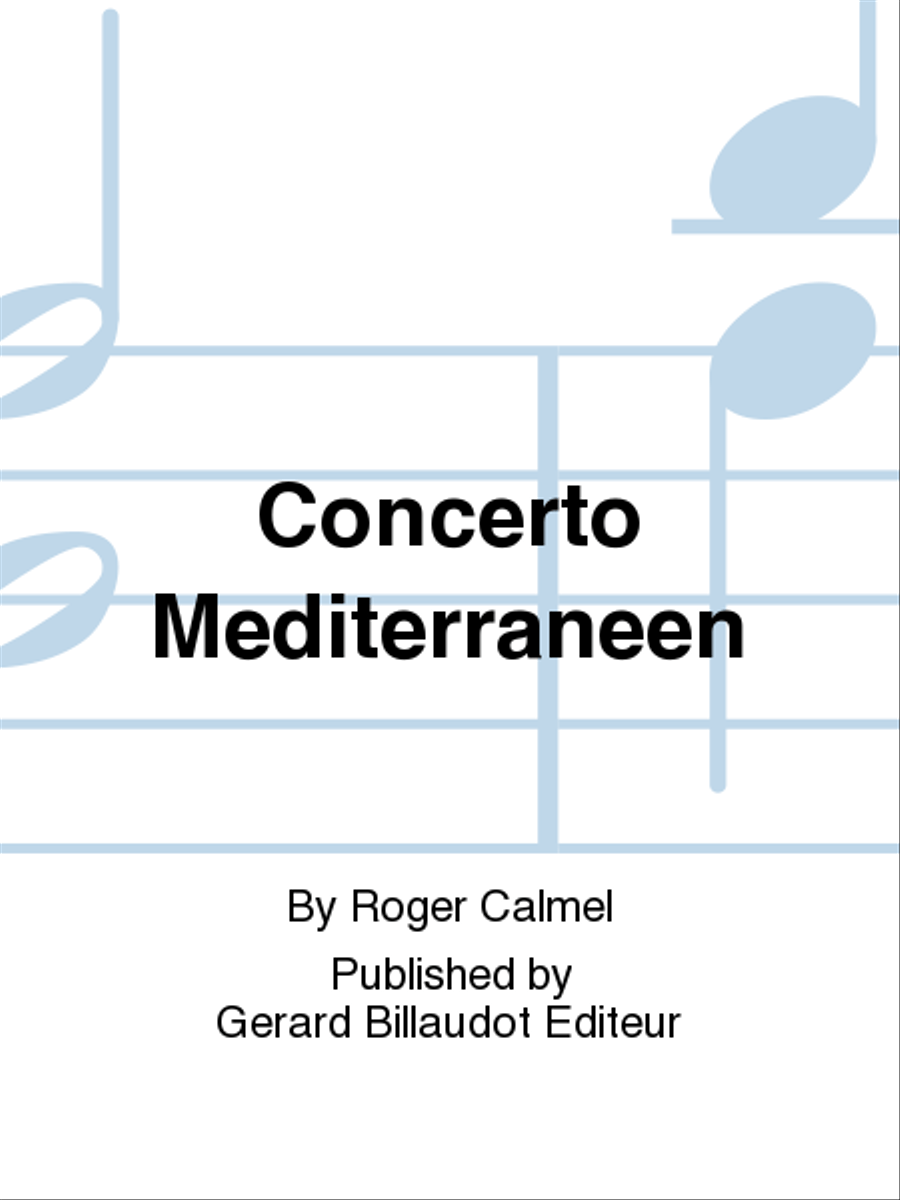 Concerto Mediterraneen Trumpet Solo scores gallery preview page 1