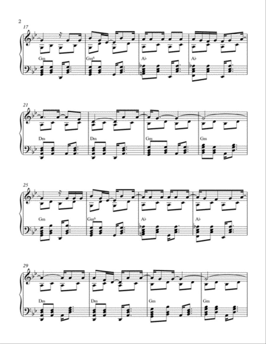 CORACAO SIUBURBANO CORACAO SIUBURBANO Piano Solo scores gallery preview page 2