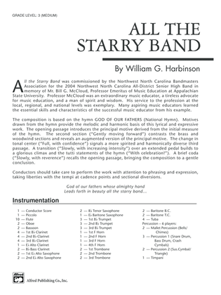 All the Starry Band: Score
