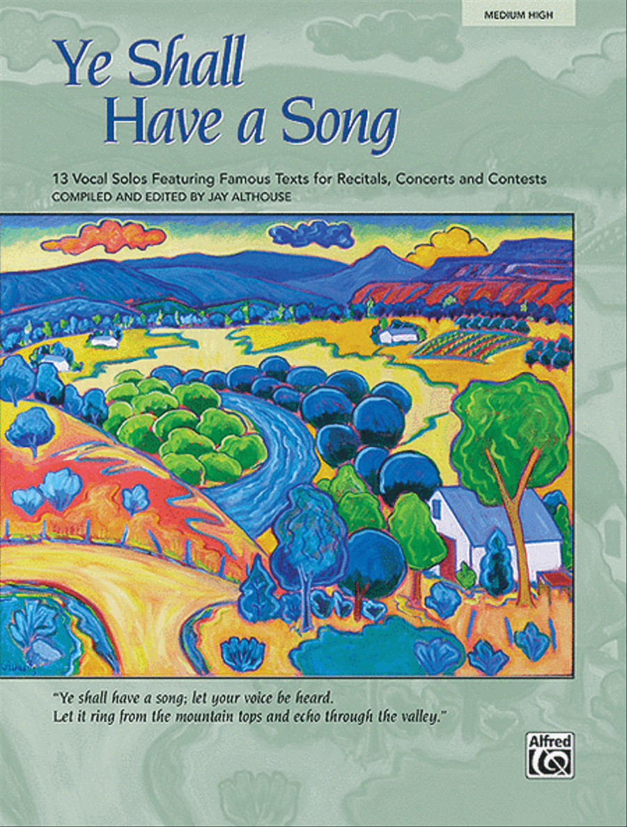 Ye Shall Have a Song Medium-High Voice scores gallery preview page 1
