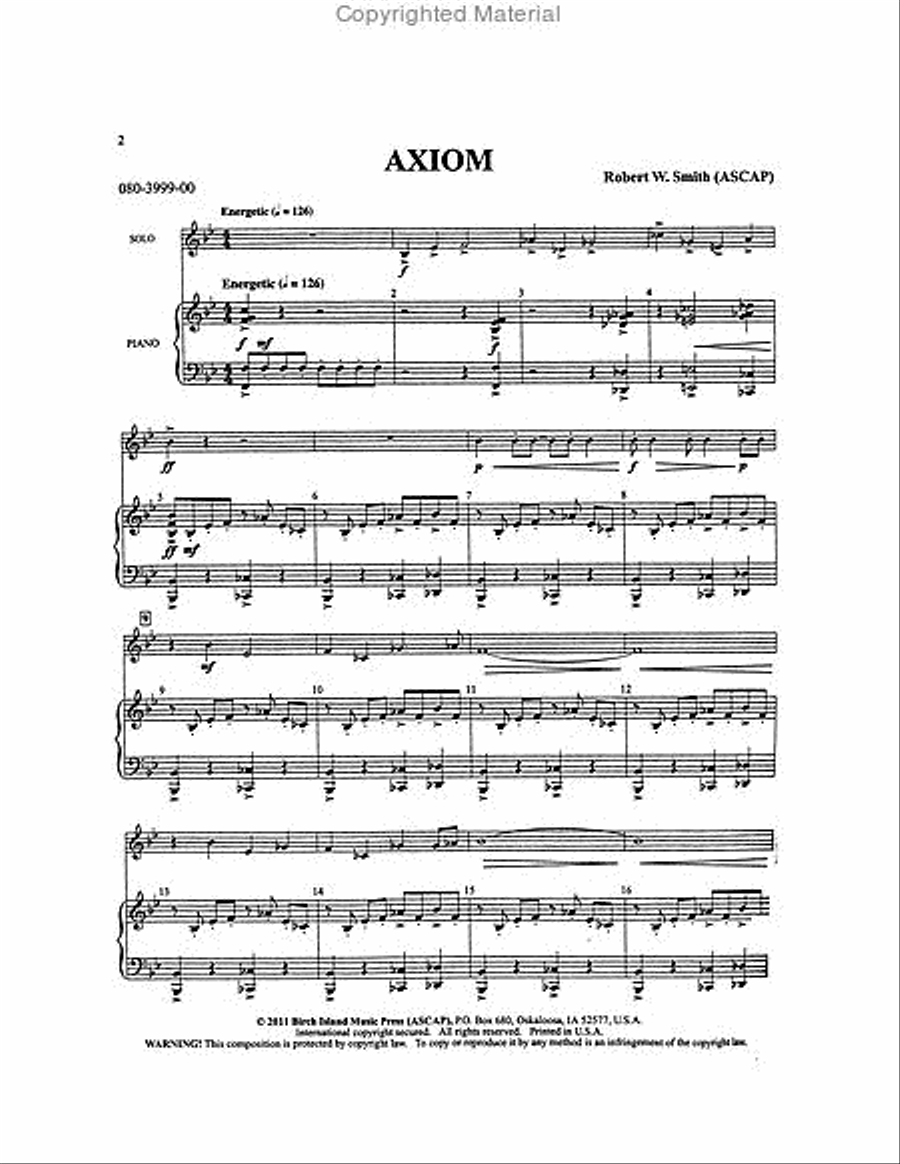 Solos for The Rising Band Musician Bassoon scores gallery preview page 2