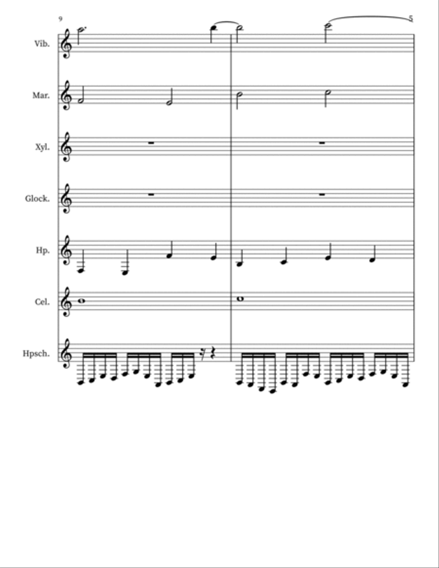 Confection 161 Harpsichord scores gallery preview page 5