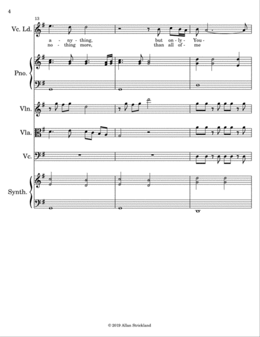 Empty Me Voice scores gallery preview page 4