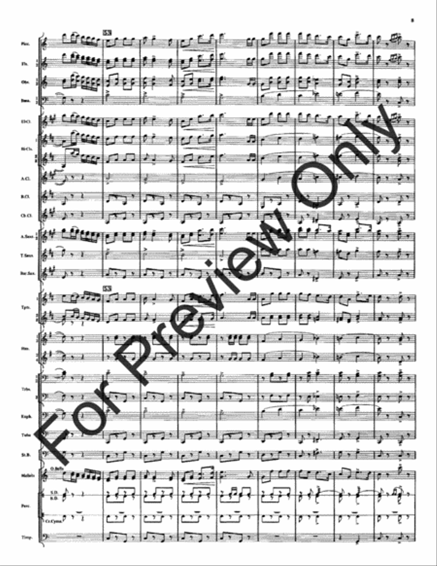 Spirit Of Texas (Score) Spirit Of Texas (Score) Concert Band scores gallery preview page 9
