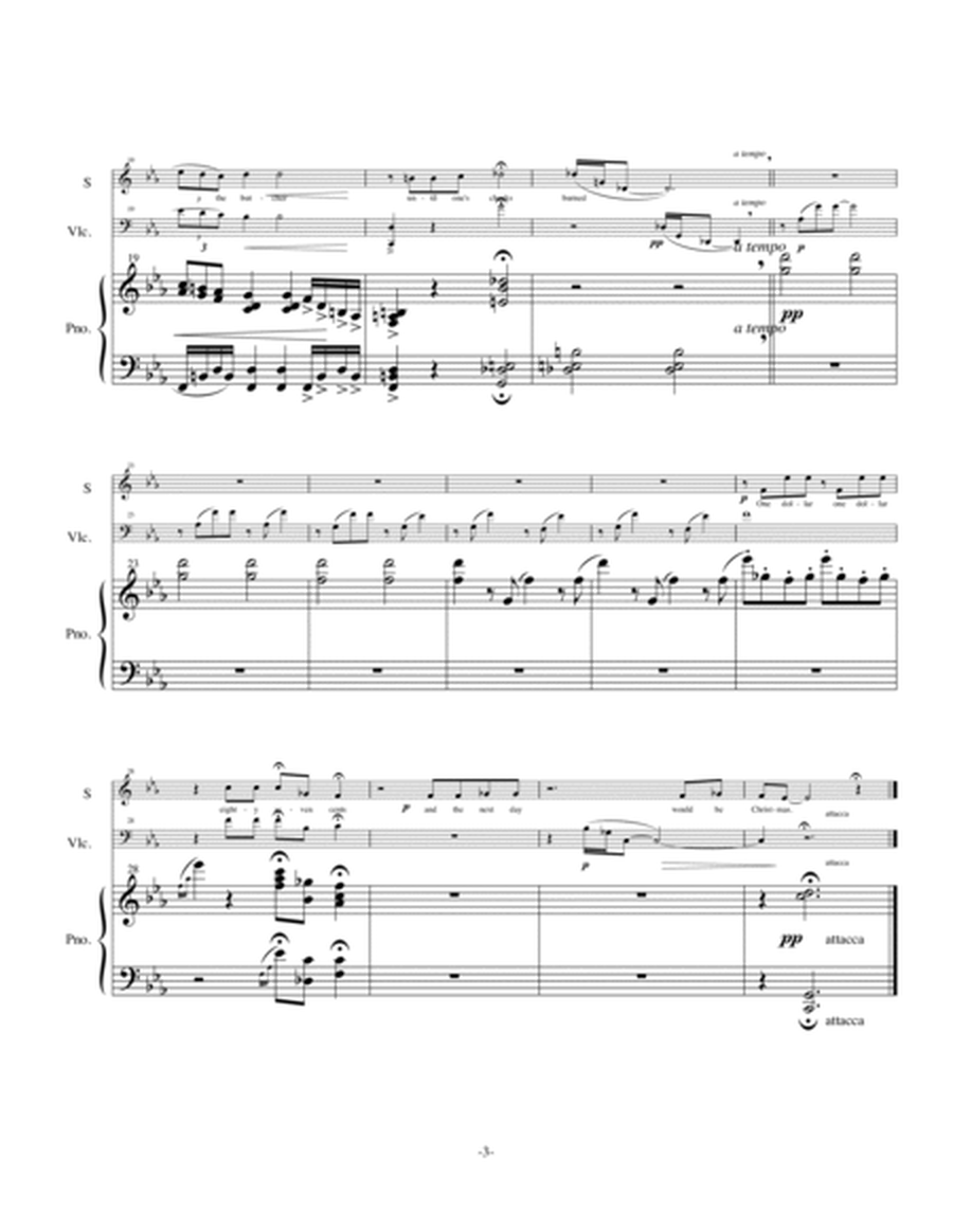 Gift of the Magi-piano score only