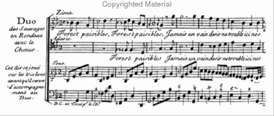 Les Indes Galantes. Ballet arranged in four concerts Voice scores gallery preview page 4
