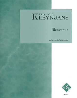 Book cover for Bienvenue, opus 185
