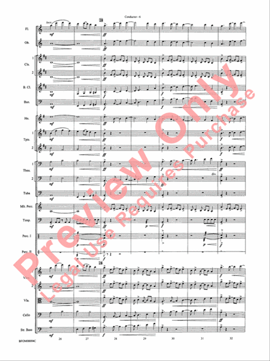 Rites of Tamburo Full Orchestra scores gallery preview page 9