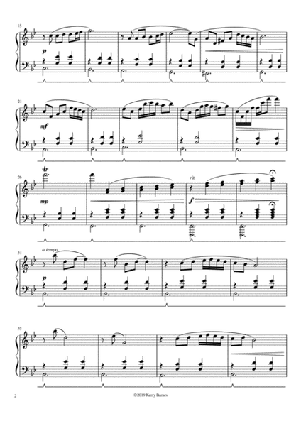 "Penny's Waltz" Intermediate Recital Piano Solo image number null