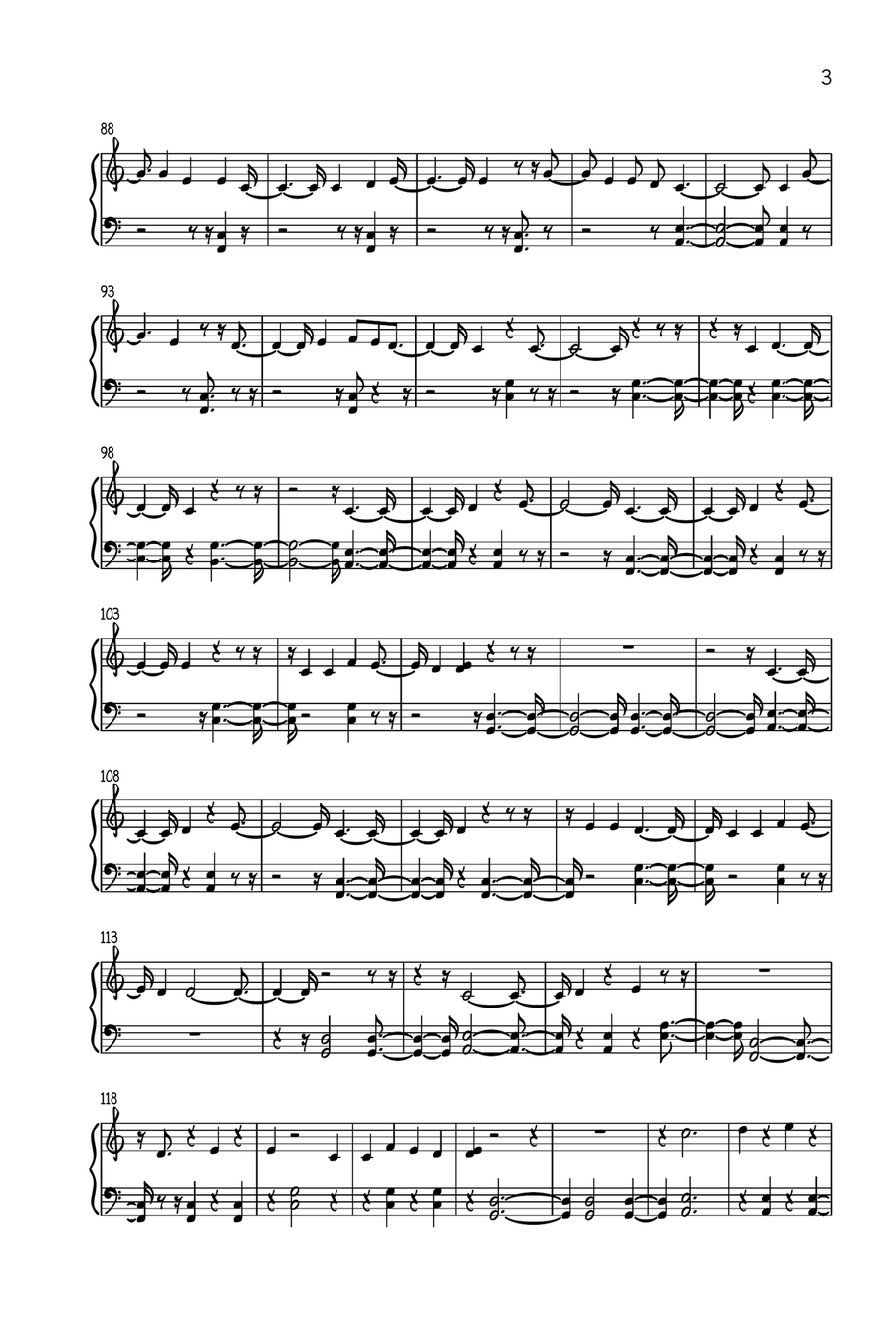 Light Of The World Light Of The World Piano Solo scores gallery preview page 3
