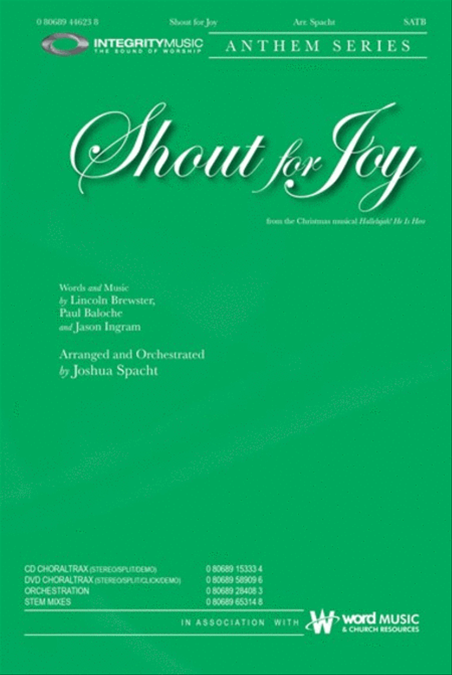 Shout for Joy - CD ChoralTrax