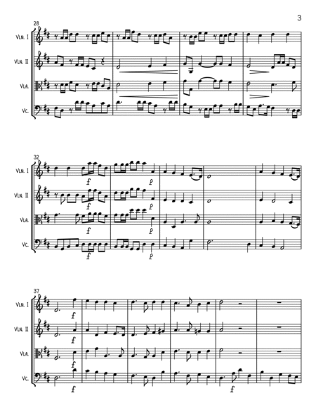 Hallelujah Chorus from MESSIAH - String Quartet image number null