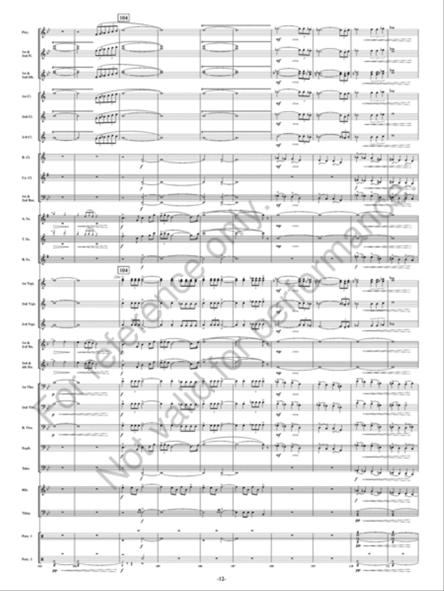 The Greatest Generation Concert Band scores gallery preview page 13