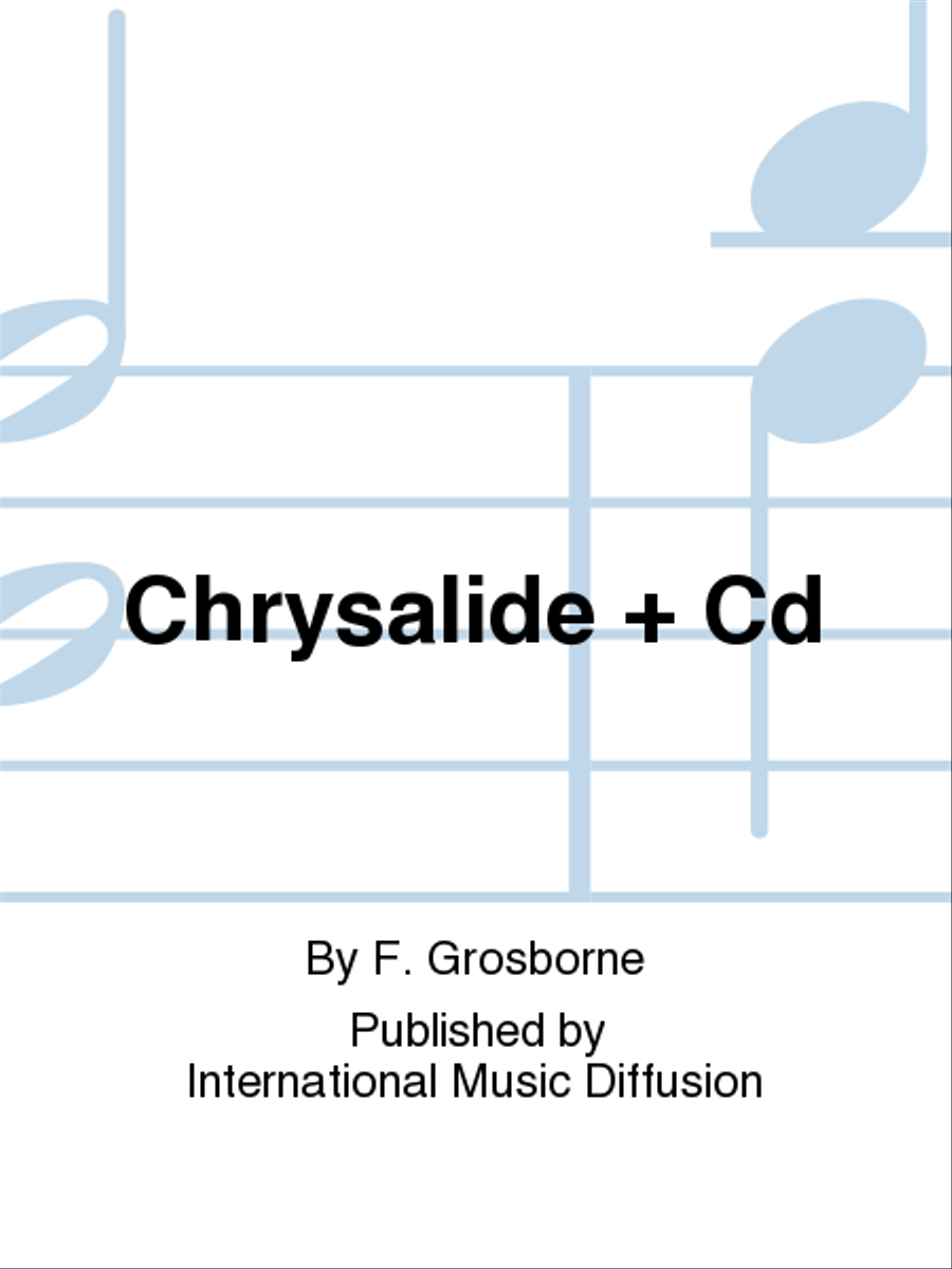 Chrysalide + Cd Piano Trio scores gallery preview page 1
