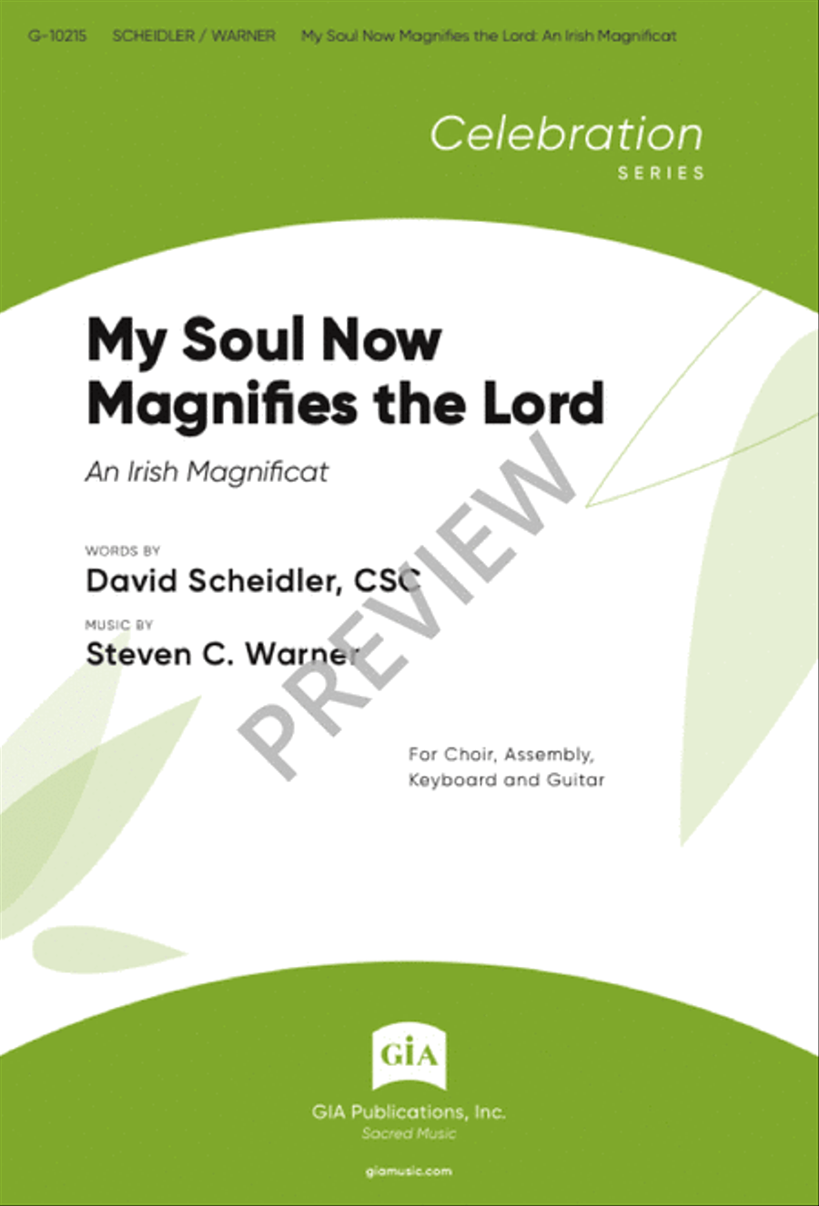 My Soul Now Magnifies the Lord 4-Part scores gallery preview page 2