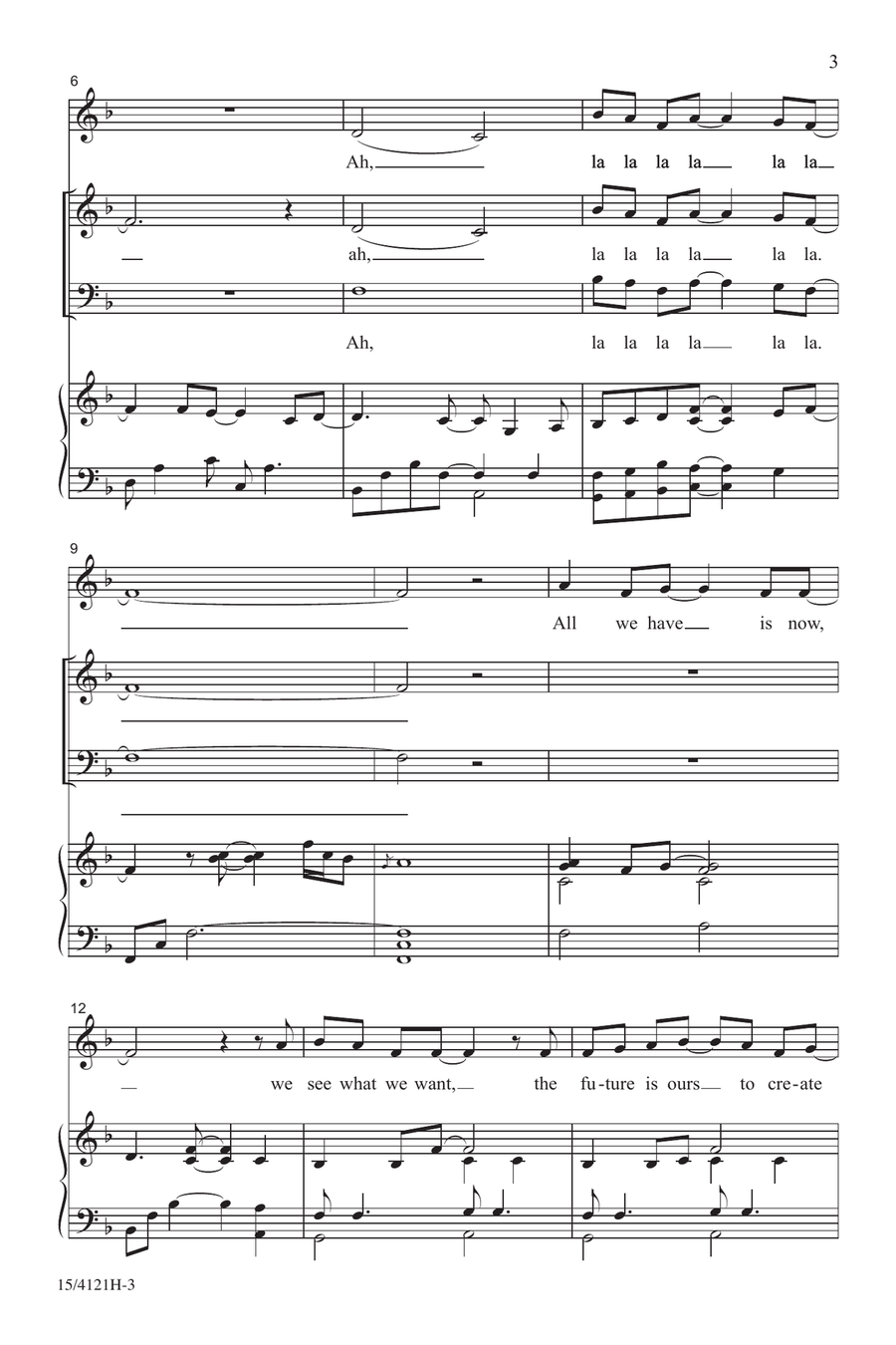 This Is Our Day Choir scores gallery preview page 3