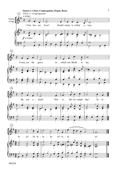 Our Savior Lives! (Choral Score) image number null
