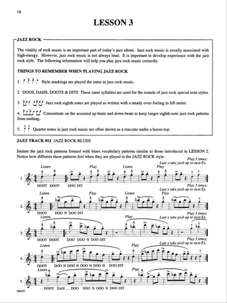 Jazz Anyone.....?, Book 1 Jazz Ensemble scores gallery preview page 4